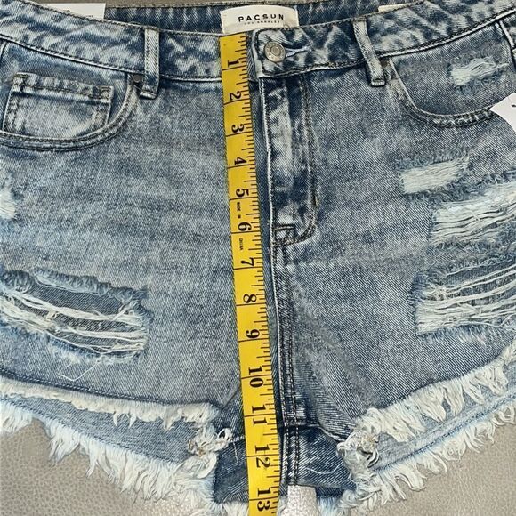 PACSUN High-Rise Festival Shorts Size 28 NWT - Picture 7 of 9